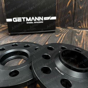 GETMANN | Колесная проставка 10мм PCD 5x112/100 DIA 57.1 Audi, Seat, Skoda, Volkswagen (Под родные диски на переднюю ось) Кованая