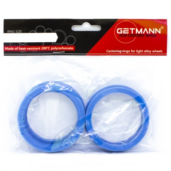 GETMANN | Комплект центровочных колец 76.1 х 63.4 Термопластик 280°C