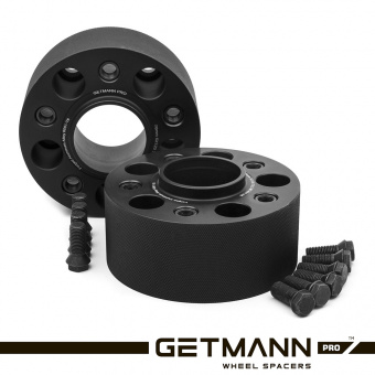 GETMANN | Колесная проставка-адаптер 70мм PCD 5x120 DIA 72.6 с футорками 14x1.5 для BMW (Кованая)