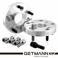 GETMANN | Колёсная проставка-адаптер 25мм PCD 4x108 DIA 65.1 на 5х120 DIA 70.1 со шпильками 12х1.5(Кованый алюминий)