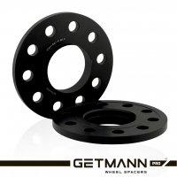 GETMANN | Колесная проставка 10мм PCD 5x112 DIA 66.6 на переднюю ступицу Mercedes-Benz W203; W210; W216; W209; W219; C218; W211; W221; R230; R231; R171; (Кованая) тонкий выступ