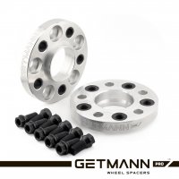GETMANN | Колесная проставка-адаптер 20мм PCD 5x100 DIA 57.1 с футорками 14x1.5 для Audi, Seat, Skoda, Volkswagen(Кованая)