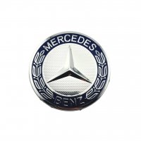 Колпачки на диски Mercedes (75/70) синие A1714000025