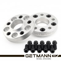 GETMANN | Колесная проставка-адаптер 25мм PCD 5x108 DIA 63.4 с футорками 14x1.5 для Ferrari, Maserati, Volvo XC90 (Кованая)