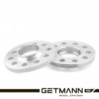 GETMANN | Колесная проставка 10мм PCD 5x112 DIA 66.6 на переднюю ступицу Mercedes-Benz W203; W210; W216; W209; W219; C218; W211; W221; R230; R231; R171 (Кованая) тонкий выступ