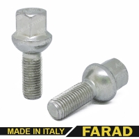 Болт колесный М12x1,5x28мм Сфера Цинк ключ 17 FARAD (Италия)