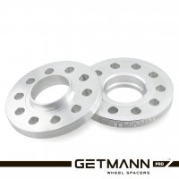 GETMANN | Колесная проставка 15мм PCD 5x112 DIA 66.6 на переднюю ступицу Mercedes-Benz W203; W210; W216; W209; W219; C218; W211; W221; R230; R231; R171 (Кованая) тонкий выступ