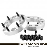 GETMANN | Колёсная проставка-адаптер 30мм PCD 6x139.7 DIA 100 со шпильками 12x1.25 без выступа(Кованый алюминий)