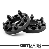 GETMANN | Колёсная проставка-адаптер 20мм PCD 5x127 DIA 71.6 со шпильками 1/2-20 для Jeep, Dodge (Кованая)