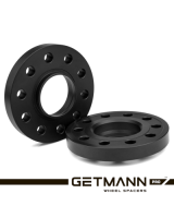 GETMANN | Колесная проставка 20мм PCD 5x112 с переходом 66.6 на 57.1 для Audi, Mercedes-Benz под диски с ЦО 57.1