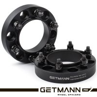 GETMANN | Колесная проставка-адаптер 25мм PCD 6x139.7 DIA 106.1 со шпильками 12x1.5 для Lexus, Toyota (Кованая)