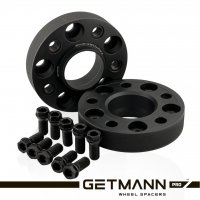 GETMANN | Колесная проставка-адаптер 30мм PCD 5x112 DIA 66.6 с футорками 14x1.5 для Audi, Mercedes-Benz, Porsche (Кованая)