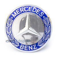 Колпачки на диски Mercedes (75/70) синие A1714000025