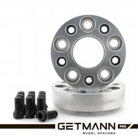GETMANN | Переходная проставка-адаптер 40мм с 5x120 DIA 74.1 на 5x112 DIA 66.6 с футорками 14x1.25 (Кованый алюминий)