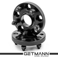 GETMANN | Колёсная проставка-адаптер 20мм PCD 5x127 DIA 71.6 со шпильками 14x1.5 для Jeep, Dodge (Кованая)