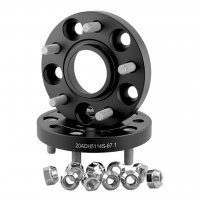 Колесная проставка-адаптер 20мм PCD 5х114.3 DIA 67.1 со шпильками 12x1.5 для Citroen, Dodge, Geely, Hyundai, Mazda, Mitsubishi, Peugeot (Кованая)