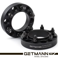 GETMANN | Колёсная проставка-адаптер 30мм PCD 6x139.7 DIA 108.1 со шпильками 12x1.5 для Mitsubishi на заднюю ступицу (с центровочным выступом)