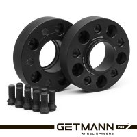 GETMANN | Колесная проставка-адаптер 35мм PCD 5x112 DIA 66.6 с футорками 14x1.5 для Audi, Mercedes-Benz, Porsche (Кованая)