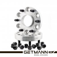 GETMANN | Колесная проставка-адаптер 35мм PCD 6x135 DIA 87.1 со шпильками 14x1.5 для Ford F-150, Expedition; Lincoln (Кованая)