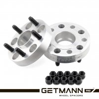 GETMANN | Колесная проставка-адаптер 30мм PCD 5х114.3 DIA 66.1 со шпильками 12x1.25 для Infiniti, Nissan, Renault (Кованая)