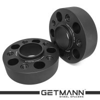 GETMANN | Колесная проставка-адаптер 45мм PCD 5x120 DIA 74.1 с футорками 14x1.25 для BMW X5 (E70), X5 (F15, F85), X6 (E71, F16, F86) Кованая