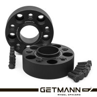 GETMANN | Колесная проставка-адаптер 45мм PCD 5x112 DIA 66.6 с футорками 14x1.5 для Audi, Mercedes-Benz, Porsche (Кованая)