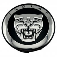 Колпачки на диски Jaguar (59/50) Черные 9W9M-1A096-AC4