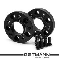 GETMANN | Колесная проставка-адаптер 25мм PCD 5x120 DIA с 74.1 на 72.6 с футорками 12x1.5 для BMW (Кованая) под болты 14х1.25