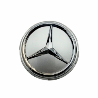 Колпачки на диски Mercedes AMG (75/70) A0004000900 Серебряные