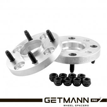 Колёсная проставка-адаптер 20мм PCD 4x114.3 DIA 66.1 со шпильками 12x1.25 Кованая для Nissan (Кованый алюминий)