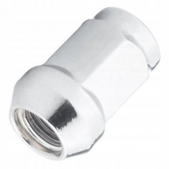 Гайка колесная М12x1,5x35мм Конус Хром Ключ 19 (Chevrolet, Citroen, Daihatsu, Ford, Hyundai, Kia, Mazda, Peugeot, Toyota, Lexus)