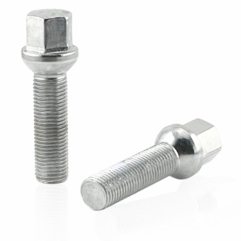 Болт колесный М14x1.5x45мм Сфера Audi, Seat, Skoda, Mercedes-Benz, Volkswagen (Удлиненный) Хром Ключ 17