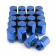 Комплект колесных гаек IRAYS M12х1.25х32 Конус Ключ 19 (Blue)