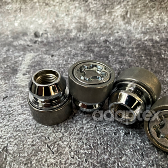 Гайки секретки М12х1.25х25 Конус Вращающееся кольцо (Nissan, Infiniti) FARAD STARLOCK