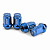 Комплект колесных гаек GReddy M12х1.5х35 Конус Ключ 19 Сталь (Синие) Комплект 4шт