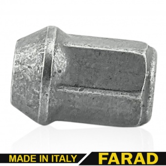 Гайка колесная М14x1,5x37мм Конус Цинк Ключ 21 Farad Италия