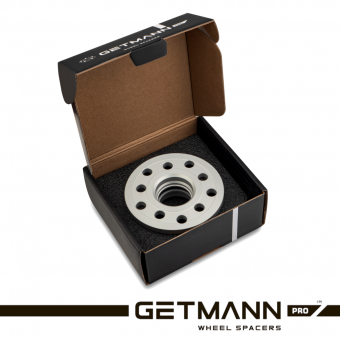 GETMANN | Колесная проставка 10мм PCD 5x112/100 DIA 57.1 Audi, Seat, Skoda, Volkswagen (Под родные диски на переднюю ось) Кованая