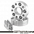 GETMANN | Колесная проставка-адаптер 40мм PCD 5x120 DIA 72.6 с футорками 12x1.5 для BMW (Кованая) под болты 12х1.5