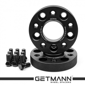 GETMANN | Колесная проставка-адаптер 30мм PCD 5x120 DIA 74.1 с футорками 14x1.25 для BMW X5 (E70), X5 (F15, F85), X6 (E71, F16, F86) Кованая