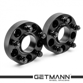 GETMANN | Колесная проставка-адаптер 30мм PCD 5х114.3 DIA 66.1 со шпильками 12x1.25 для Infiniti, Nissan, Renault (Кованая)