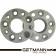 GETMANN | Колесная проставка-адаптер 20мм PCD 5x112 DIA 66.6 с футорками 14x1.5 для Audi, Mercedes-Benz, Porsche (Кованая)