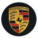 Колпачки на диски Porsche (65/47) Черные 95B601150A