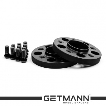 GETMANN | Колесная проставка-адаптер 20мм PCD 5x112 DIA 66.6 с футорками 14x1.5 для Audi, Mercedes-Benz, Porsche (Кованая)