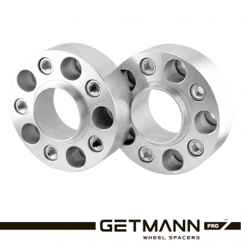 Колёсная проставка-адаптер 40мм PCD 5x130 DIA 84.1 с футорками 14x1.5 для Mercedes, Ssang Yong, Volkswagen (Кованый алюминий)