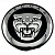 Колпачки на диски Jaguar (59/50) Черные 9W9M-1A096-AC4
