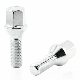 Болт колесный М12x1.5x28мм Конус Хром Ключ 17 (BMW, Daewoo, Fiat, Nissan, Opel, Renault) под литые диски