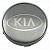Колпачки на диски KIA (60/57) Серебристые