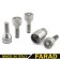 Секретные болты FARAD серии StarLock для дисков Jeep Cherokee 2014-2022; Chrysler 200; Dodge Dart М12х1.25х28мм с конусной посадкой и вращающимся кольцом FARAD STARLOCK | Болты секретки М12x1.25x28мм Конус Вращающееся кольцо (Jeep Cherokee 2014-2022; Chrysler 200; Dodge Dart) Ключ 19